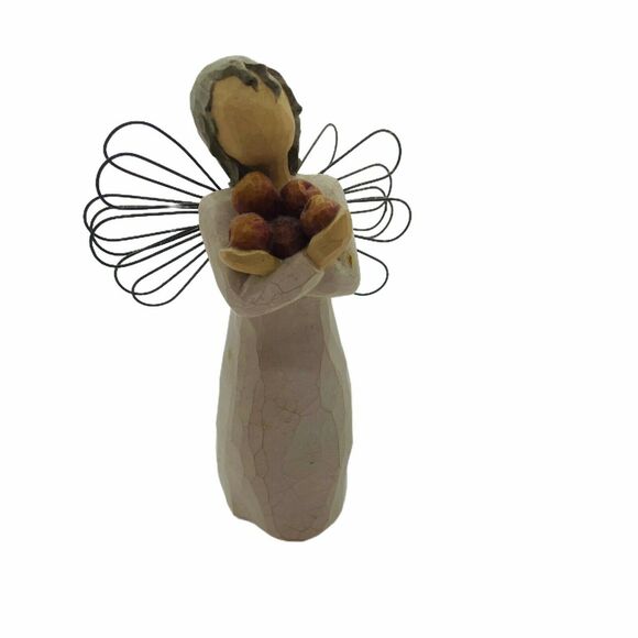Willow Tree Good Health Angel Figurine 2003 Susan Lordi Harvest Apples Angel - Picture 5 of 16
